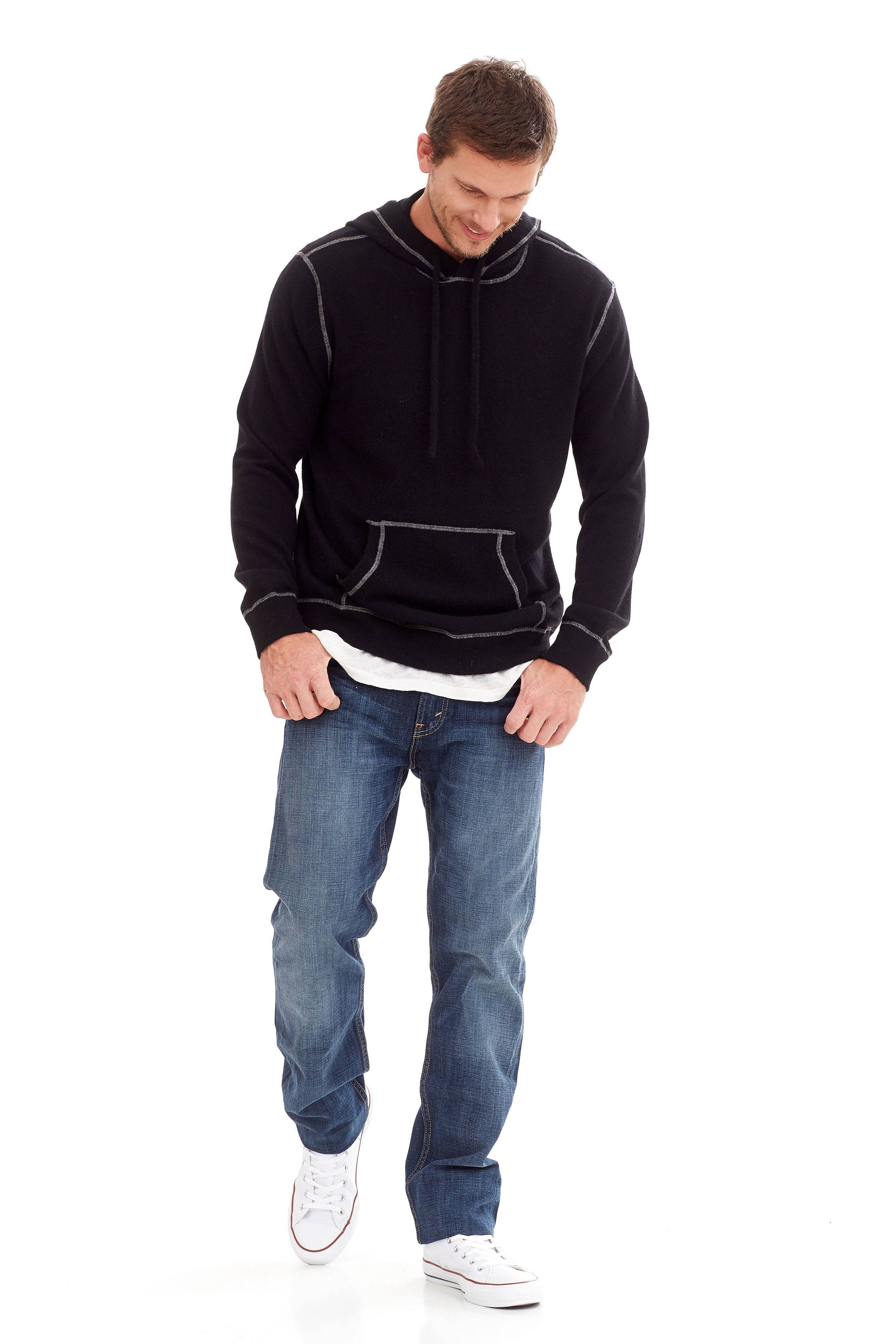 BLACK/CHARCOAL STITCH