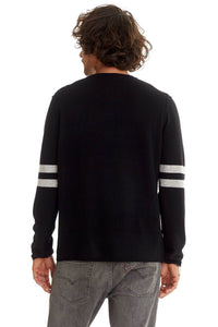 BLACK/LIGHT HEATHER GREY