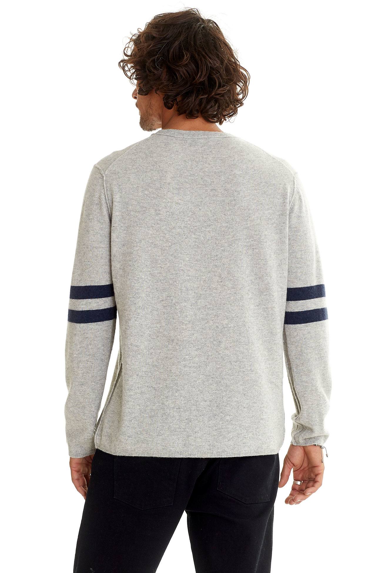 LT HEATHER GREY/NAVY