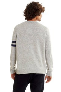 LT HEATHER GREY/NAVY