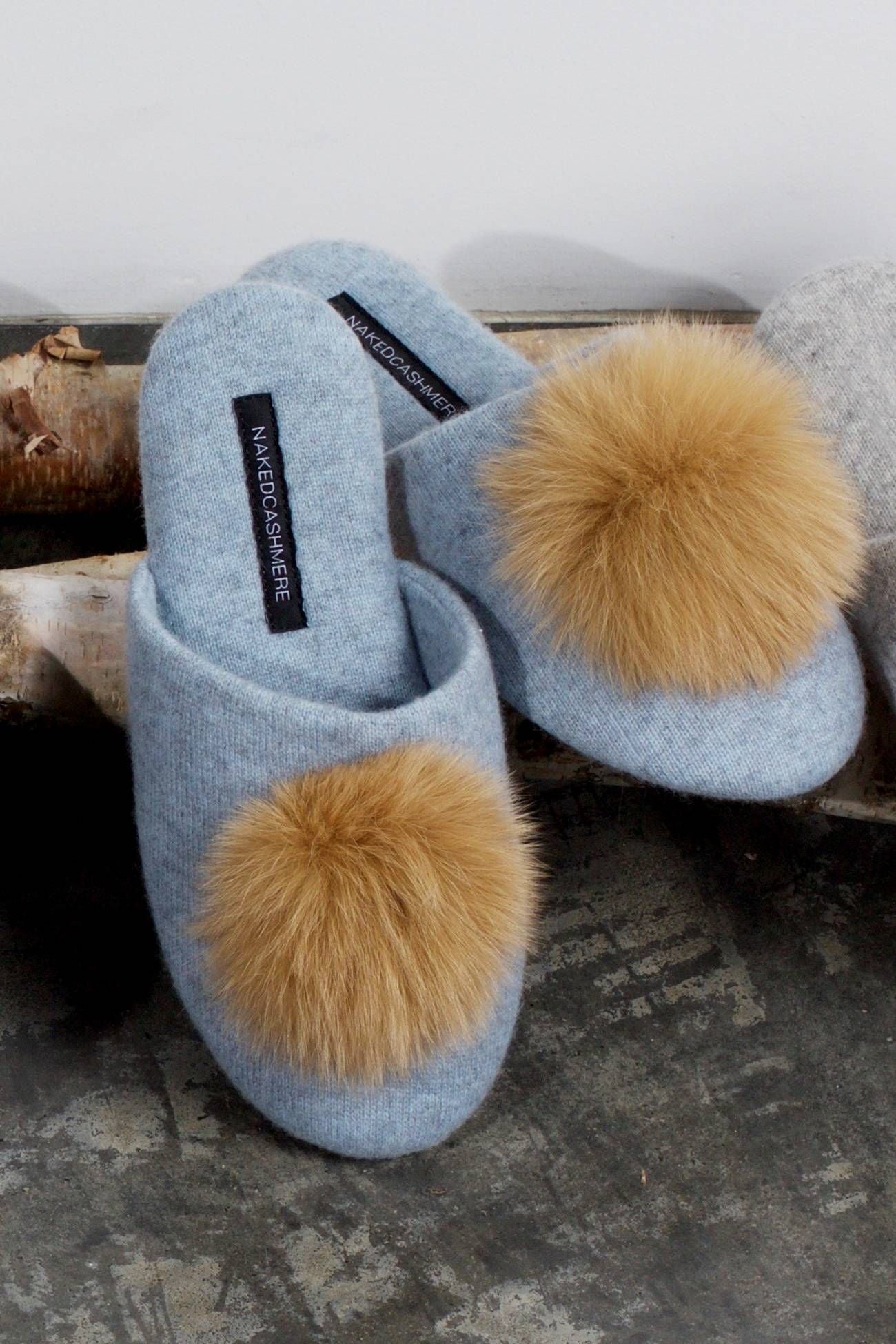 CHAMBRAY/NATURAL PUFF