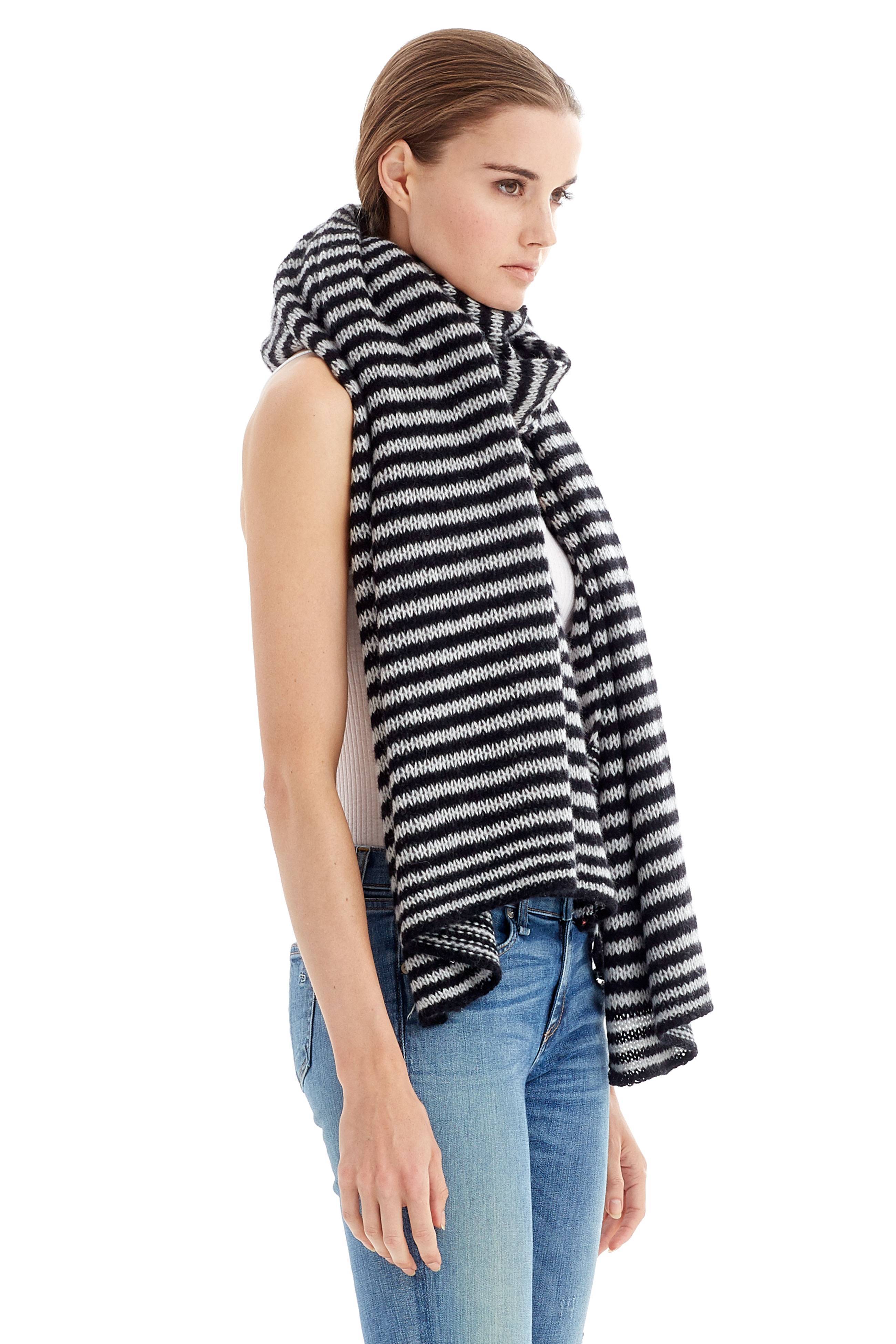 BLACK/HEATHER GREY STRIPES