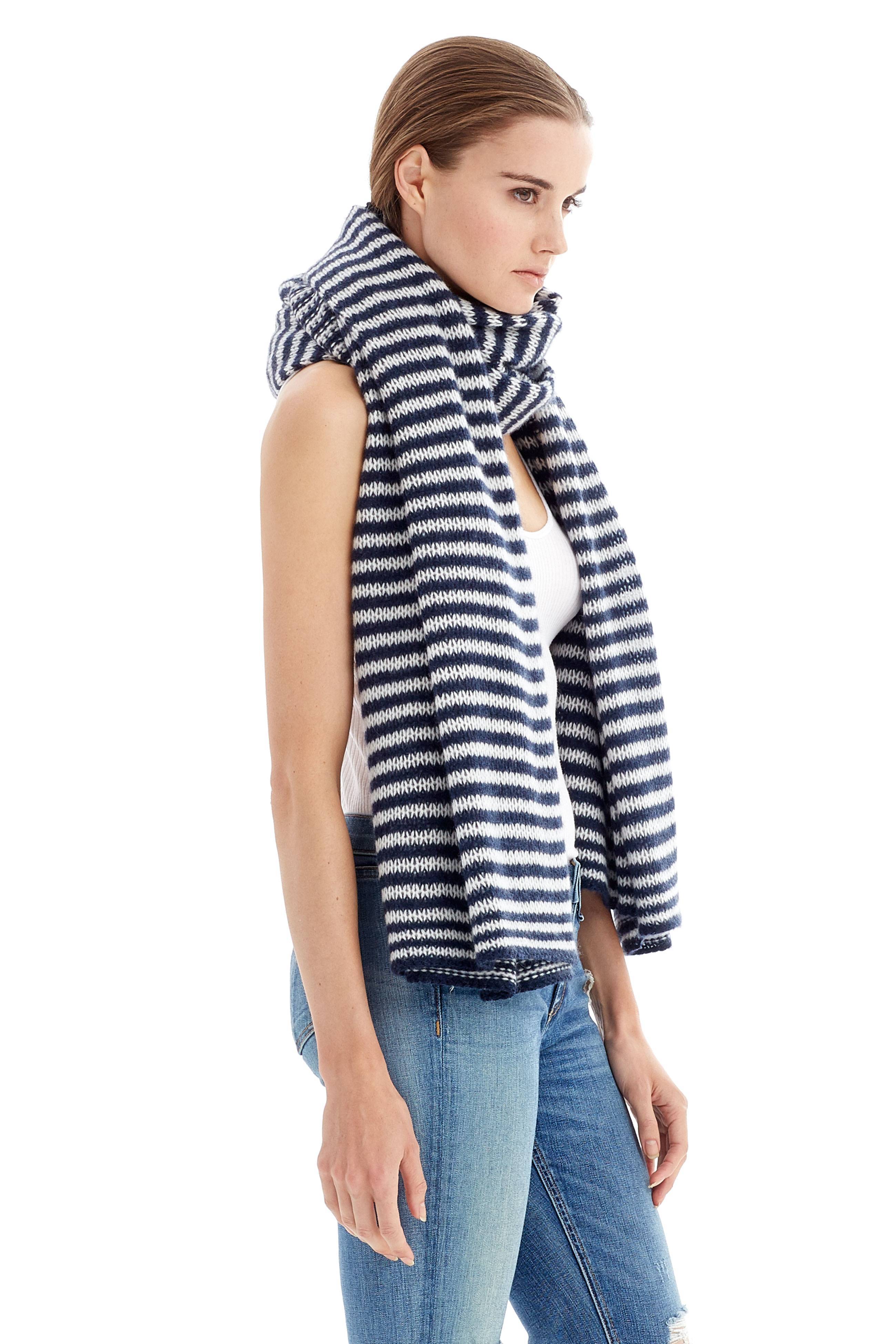 NAVY/CHALK STRIPES