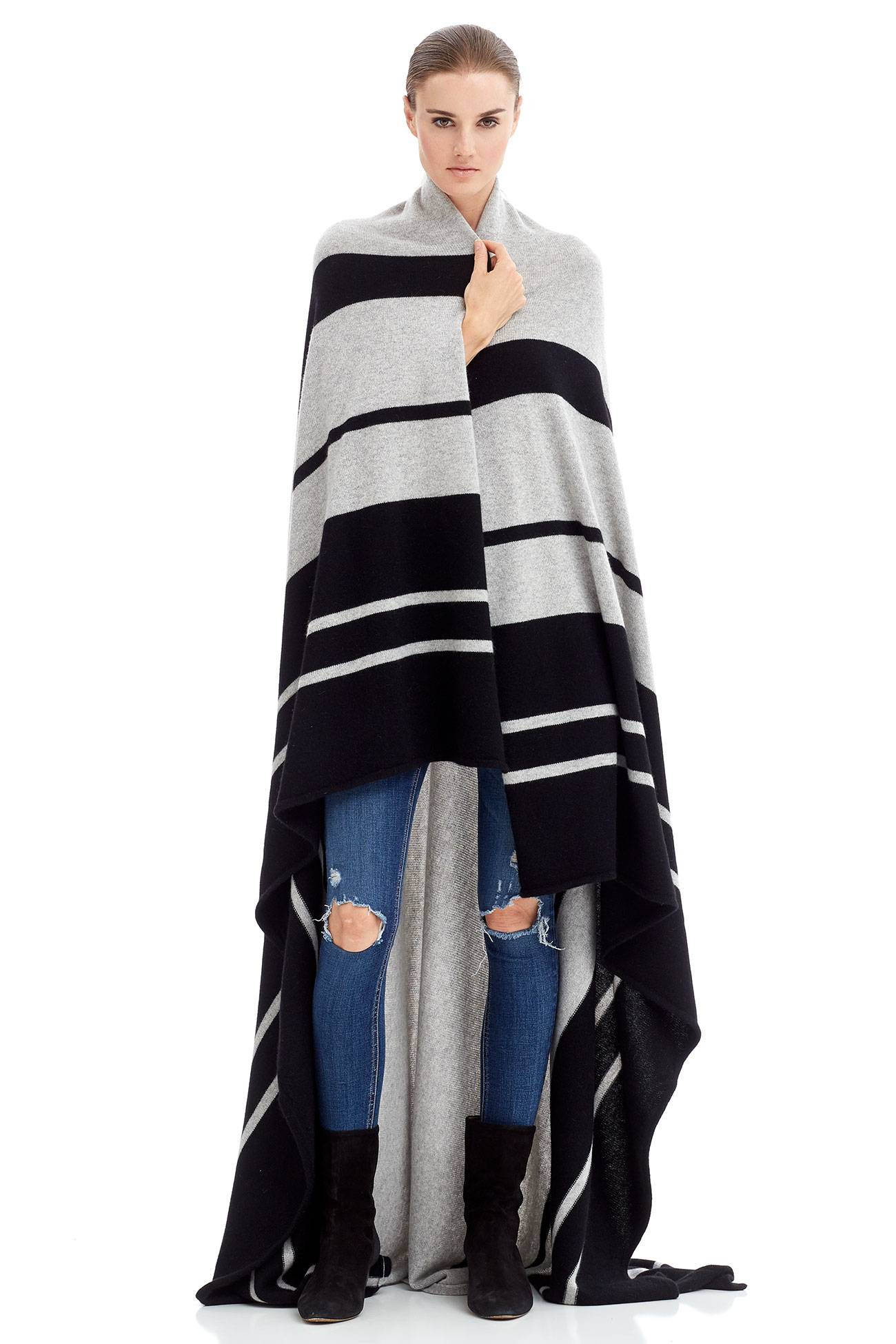 BLACK/LIGHT HEATHER GREY