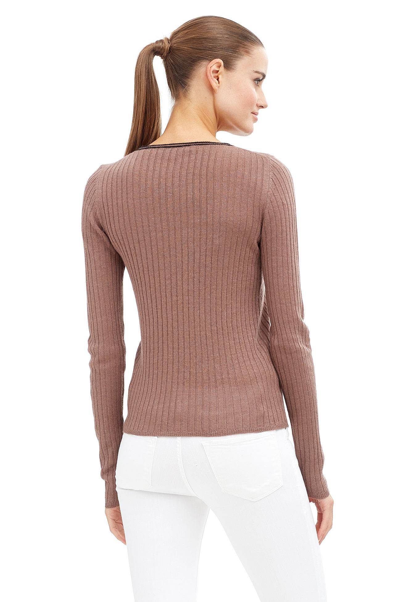 FAWN/BLACK CONTRAST STRIPE