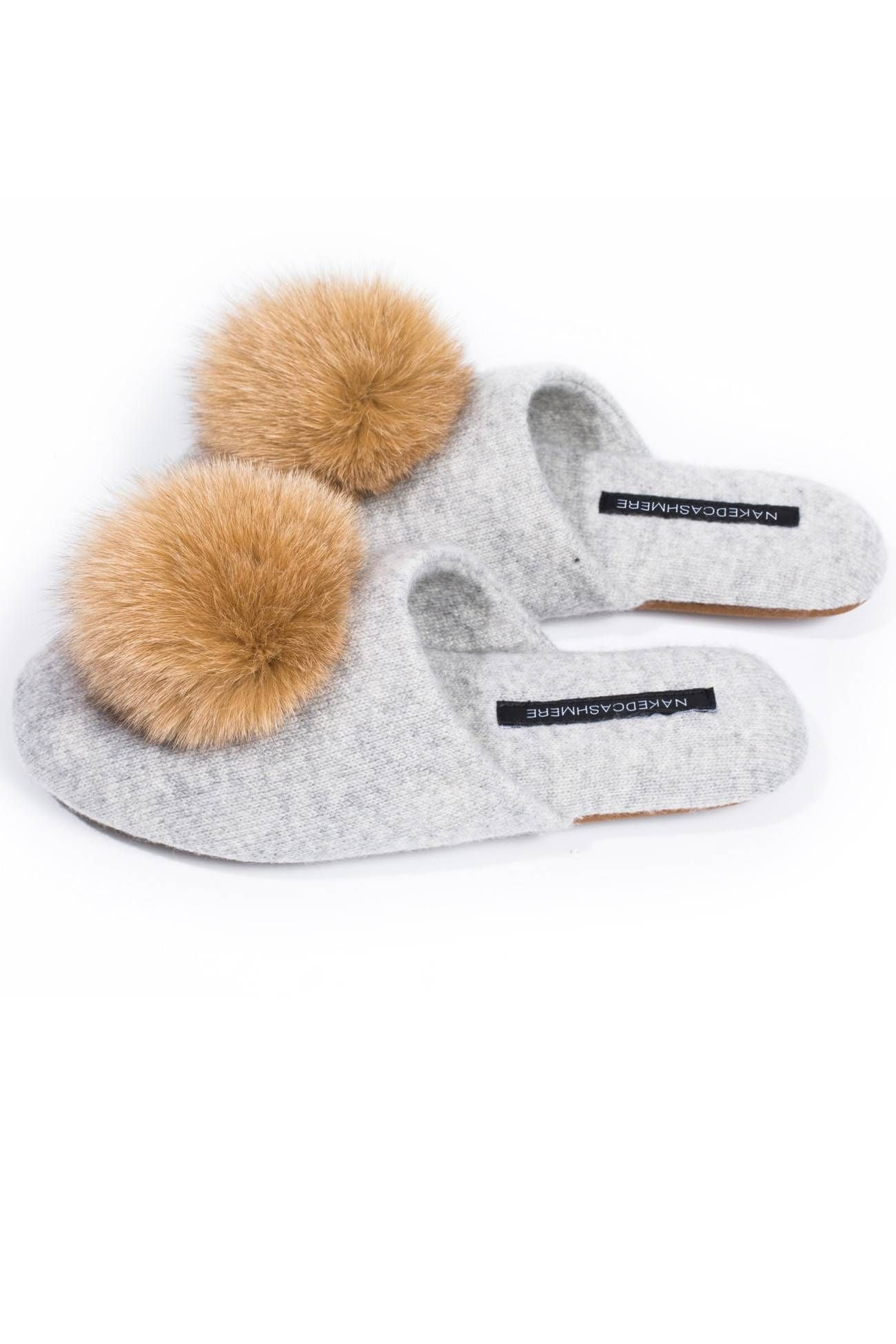 LT HTR GREY/NATURAL PUFF