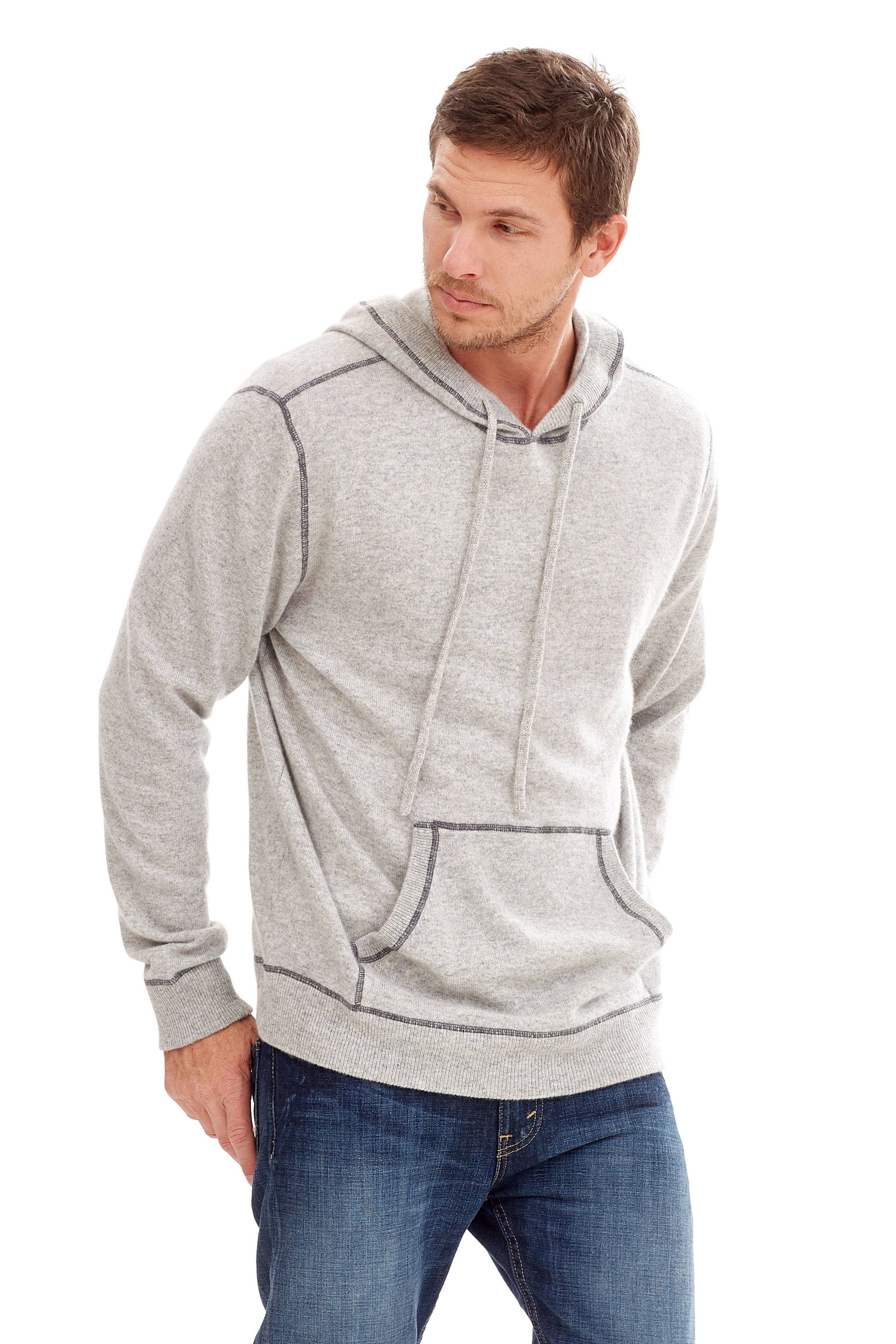 LIGHT HT GREY/CHARCOAL STITCH