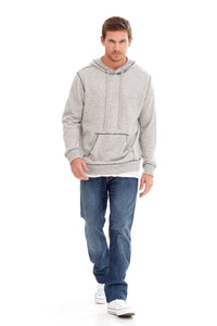 LIGHT HT GREY/CHARCOAL STITCH