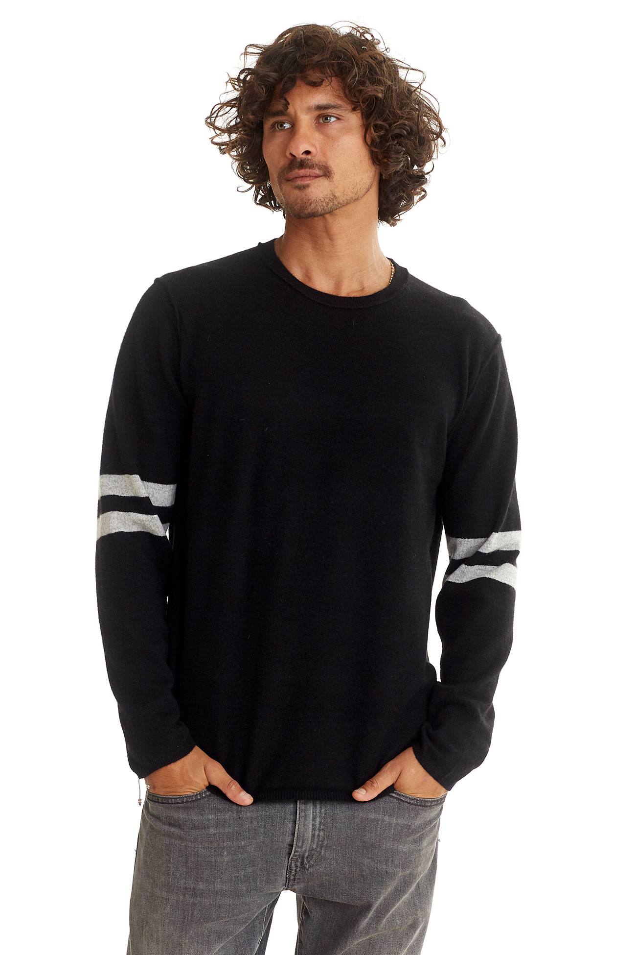 BLACK/LIGHT HEATHER GREY