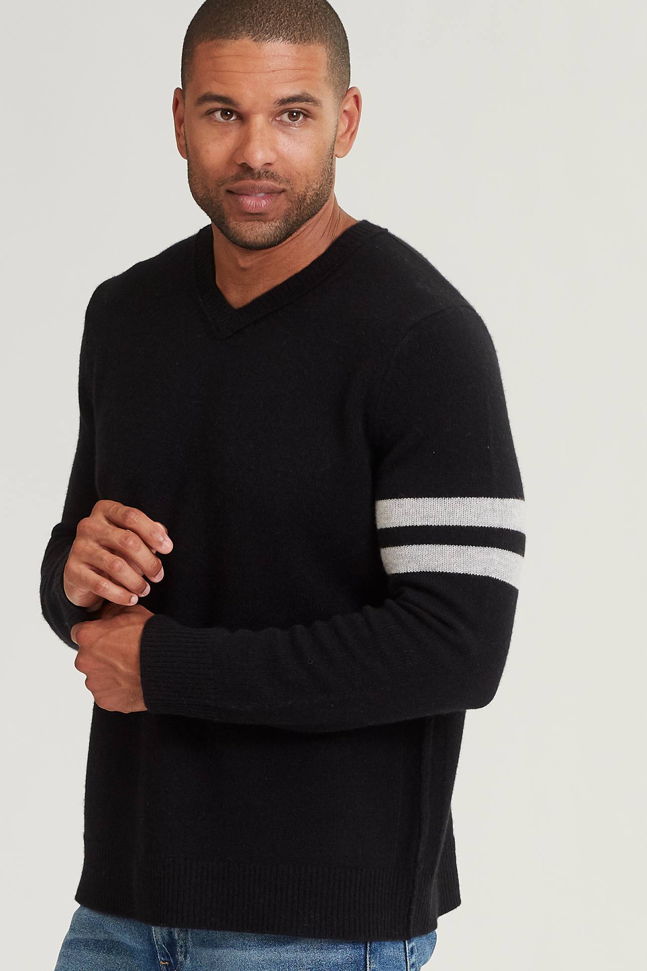 BLACK/LIGHT HEATHER GREY