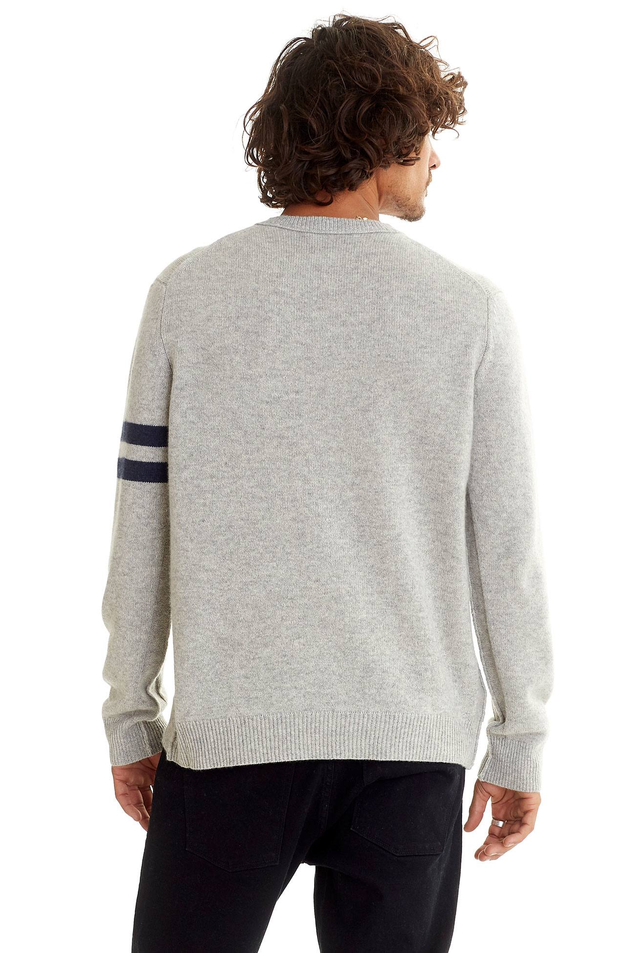 LT HEATHER GREY/NAVY