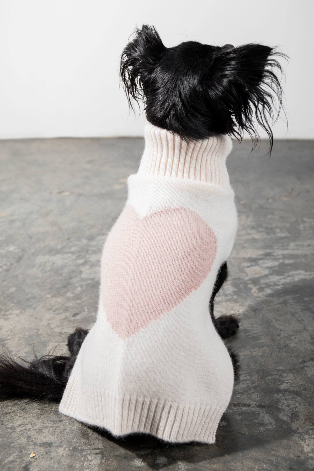 CHALK/DUSTY PINK HEART