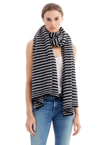 BLACK/HEATHER GREY STRIPES