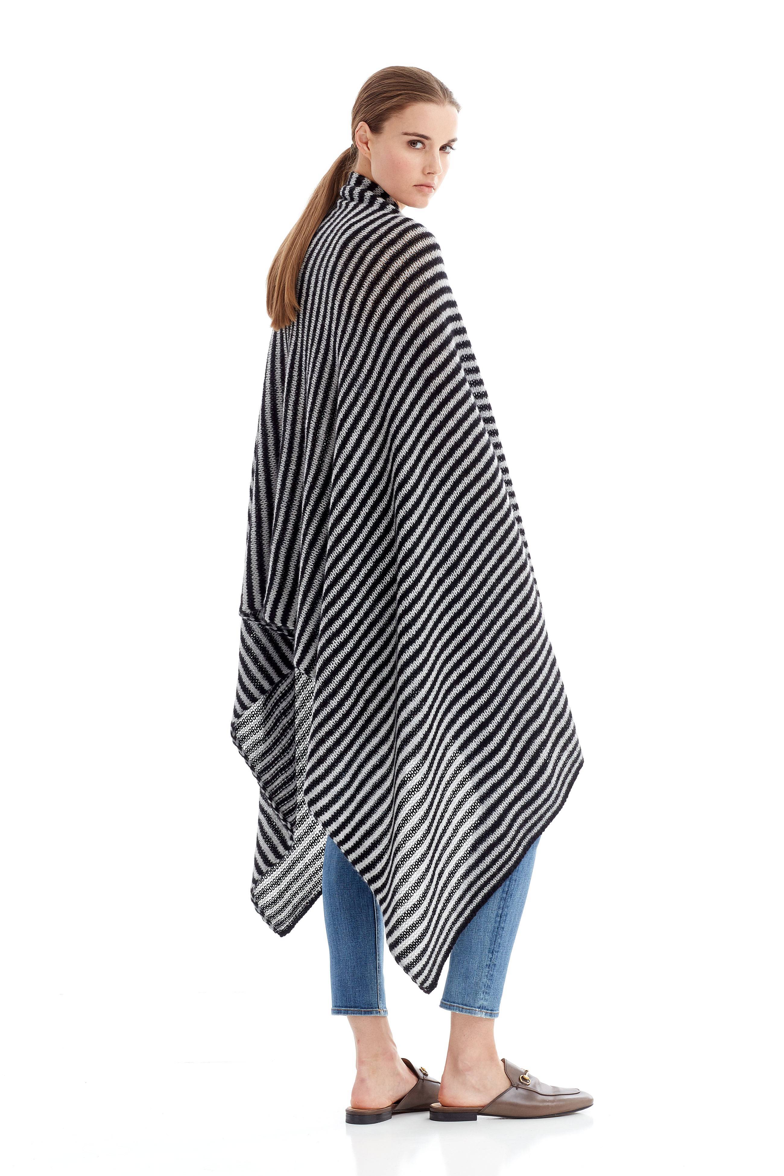 BLACK/HEATHER GREY STRIPES