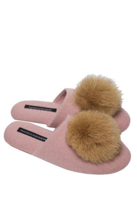 ANTIQUE PINK/NATURAL PUFF